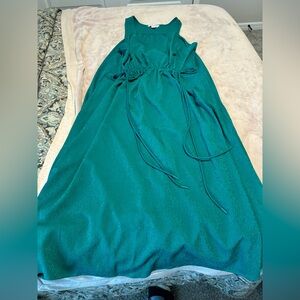 Green ankle length Athleta  dress